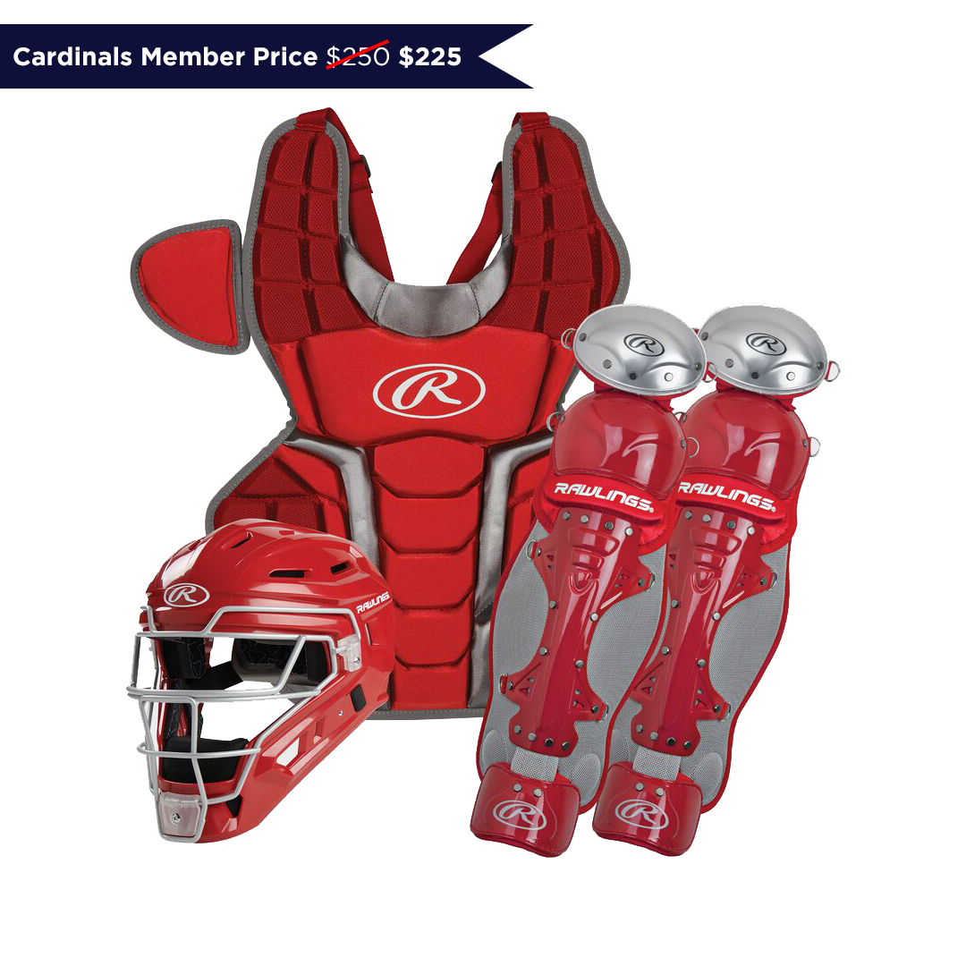 Rawlings 2022 Renegade 2.0 Catcher's Gear Set, Intermediate Red **In Stock March 1**