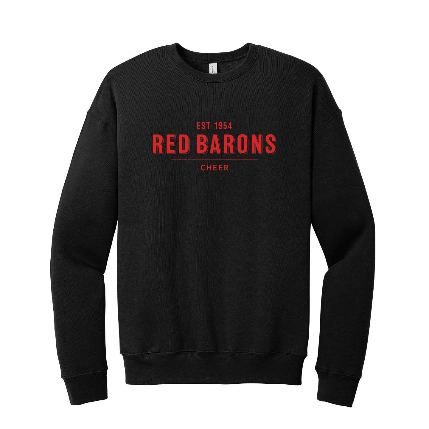 BELLA+CANVAS FLEECE DROP SHOULDER SWEATSHIRT - CHEER