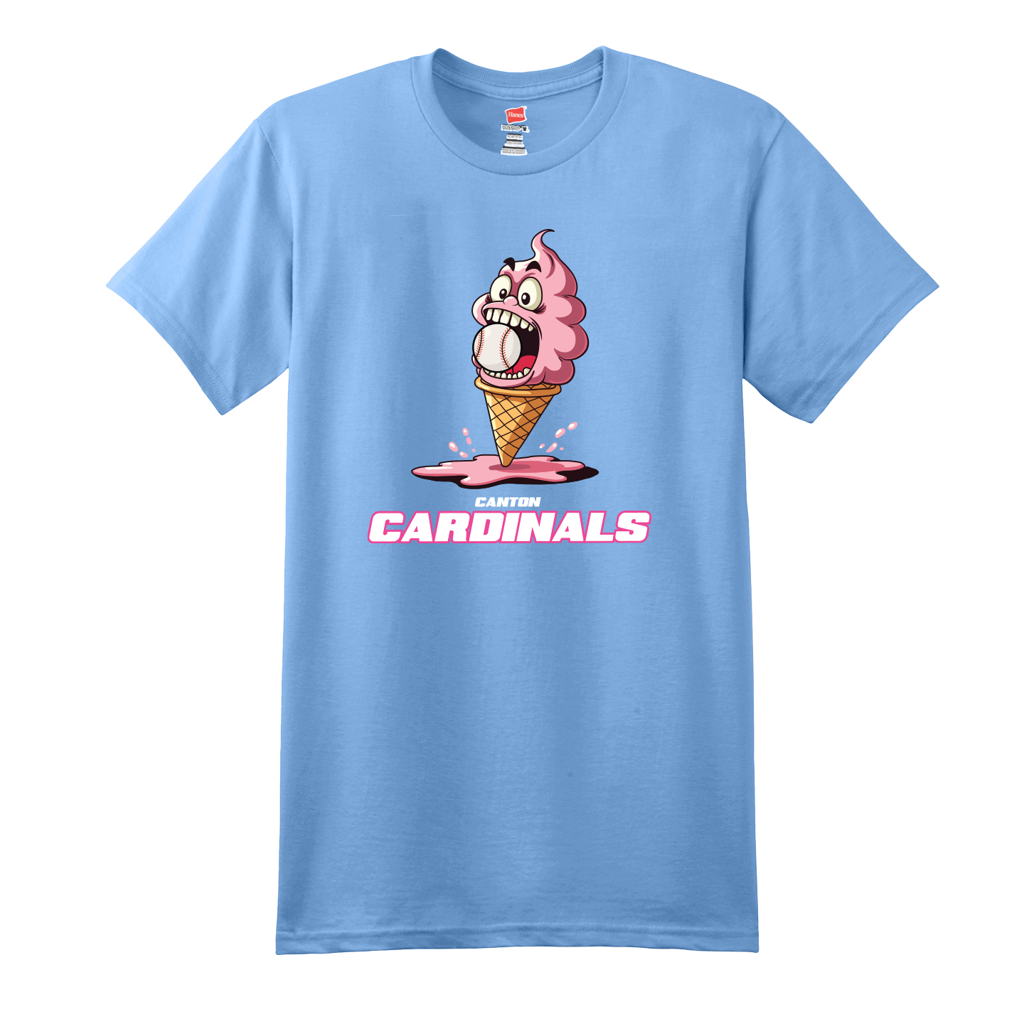 NEW Hanes Perfect T Shirt (Ice Cream Cone)