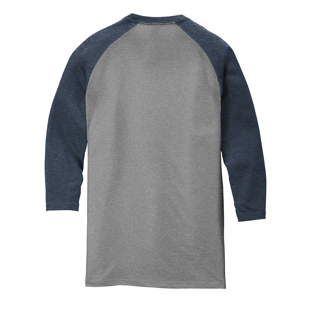 District Perfect Tri Blend 3/4 Sleeve Raglan Tee