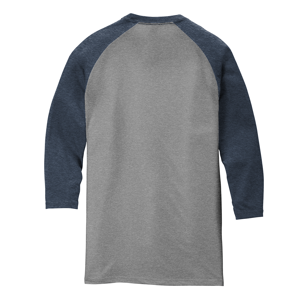 District Perfect Tri Blend 3/4 Sleeve Raglan Tee
