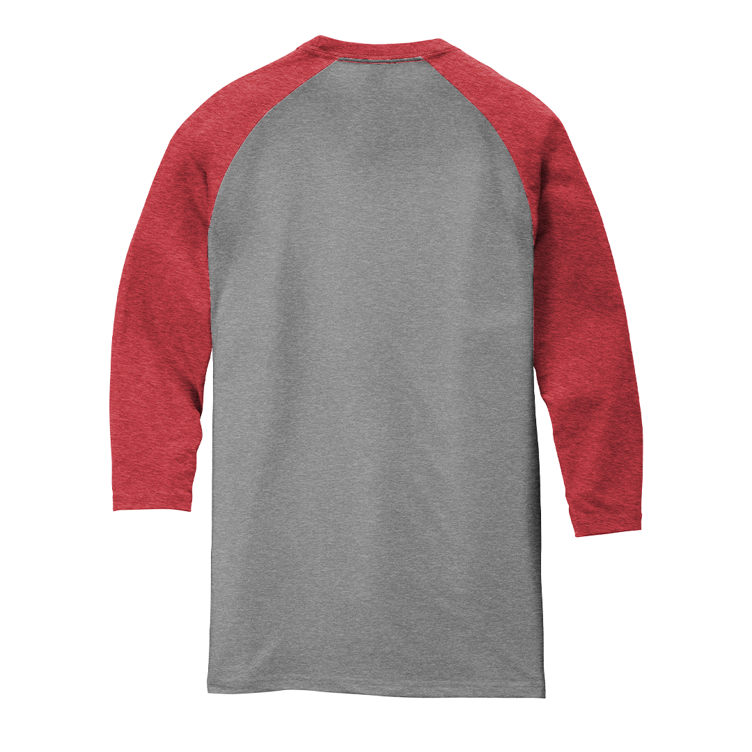 District Perfect Tri Blend 3/4 Sleeve Raglan Tee