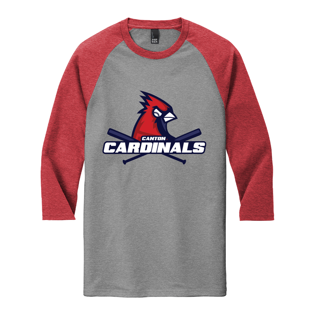 District Perfect Tri Blend 3/4 Sleeve Raglan Tee