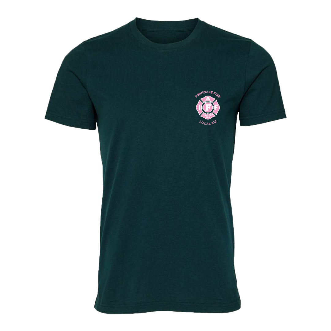 AFL-CIO CLC Breast Cancer Awareness Colorway Unisex BELLA+CANVAS Jersey Tee