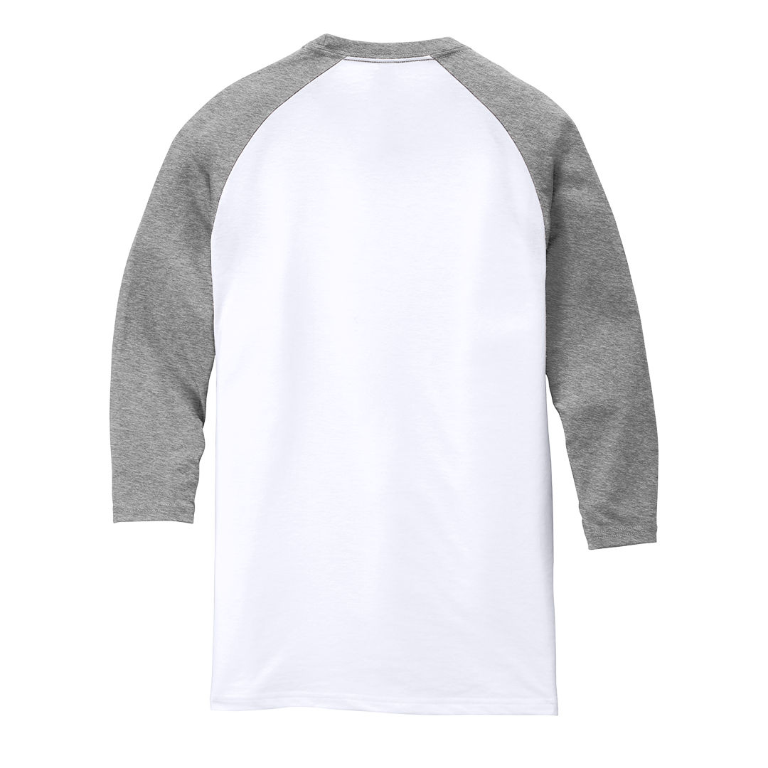 District Perfect Tri Blend 3/4 Sleeve Raglan Tee