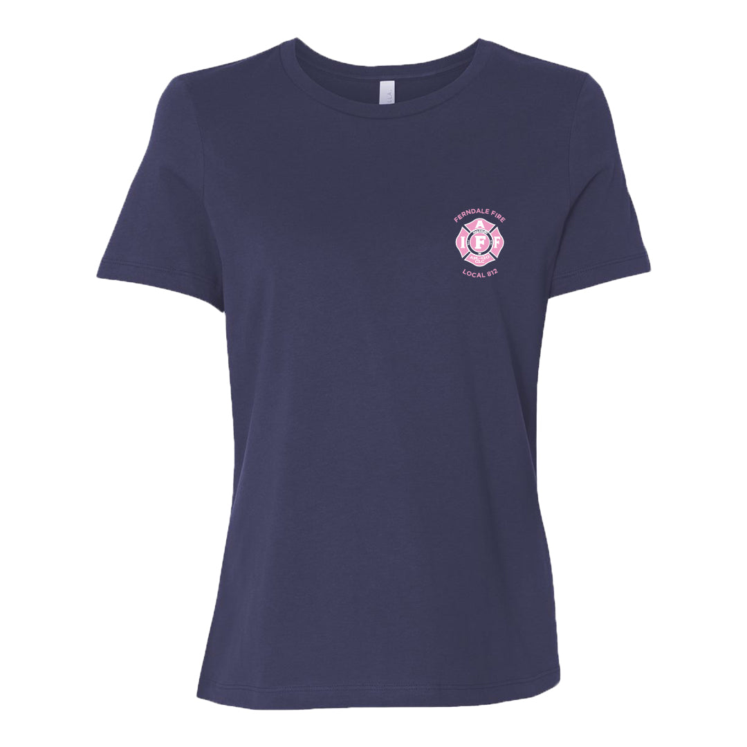 Women's AFL-CIO CLC Breast Cancer Awareness Colorway BELLA+CANVAS Jersey Tee