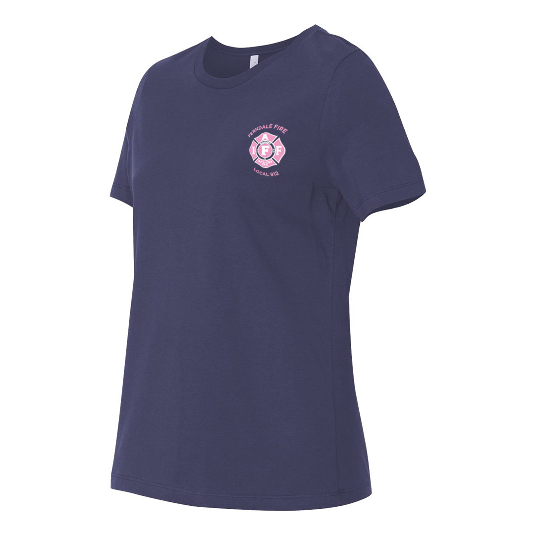 Women's AFL-CIO CLC Breast Cancer Awareness Colorway BELLA+CANVAS Jersey Tee