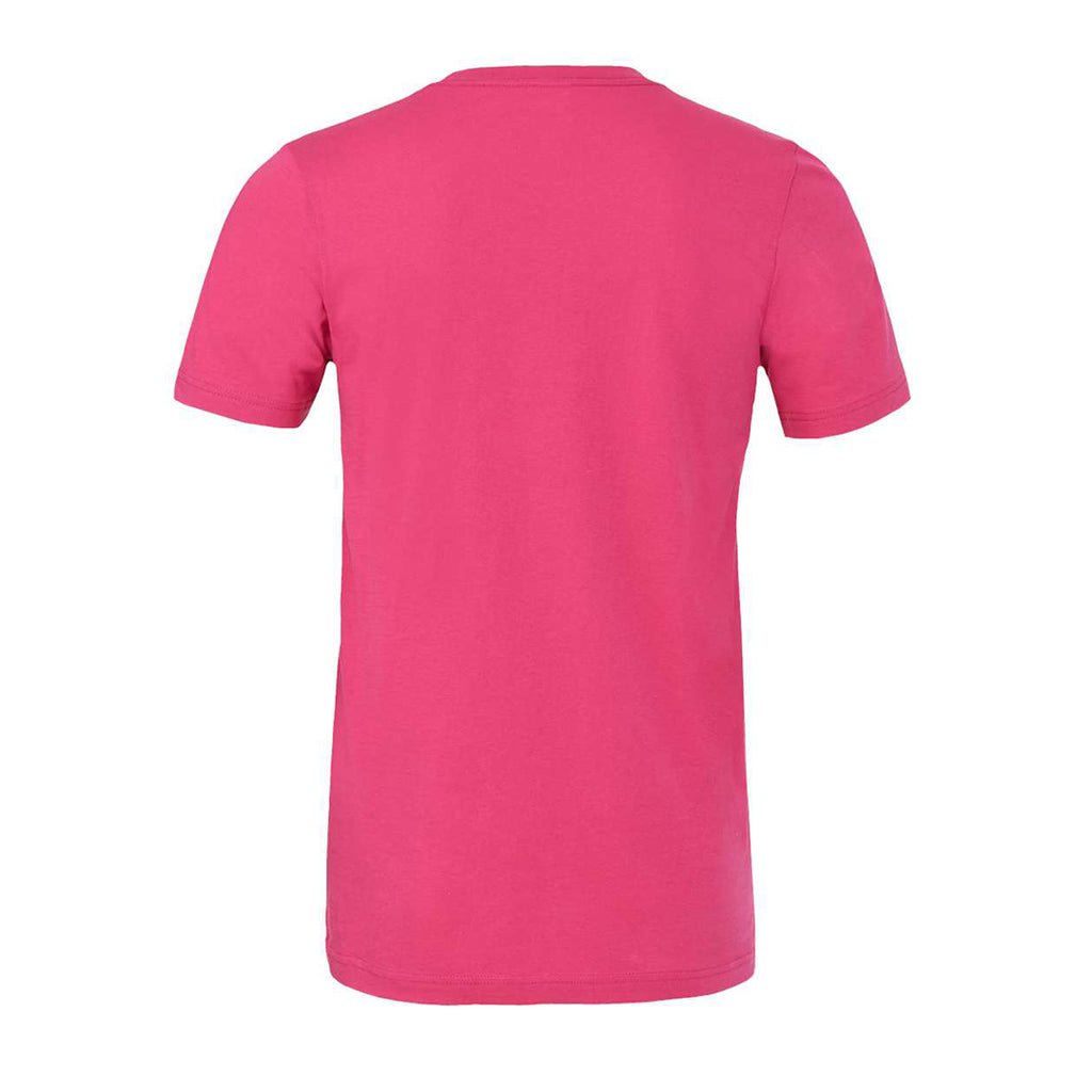 Ferndale Fire Pink Ribbon Unisex BELLA+CANVAS Jersey Tee