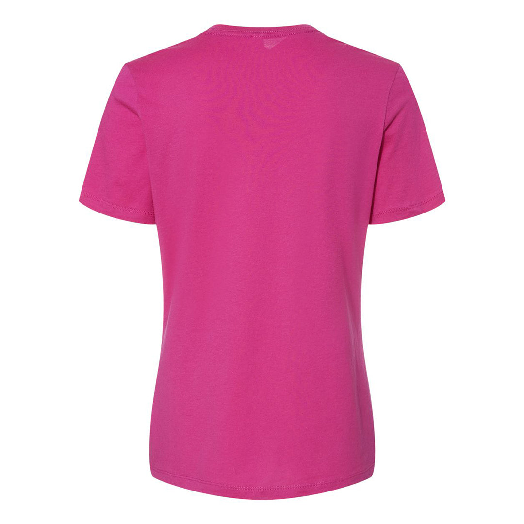 Women's Ferndale Fire Pink Ribbon BELLA+CANVAS Jersey Tee