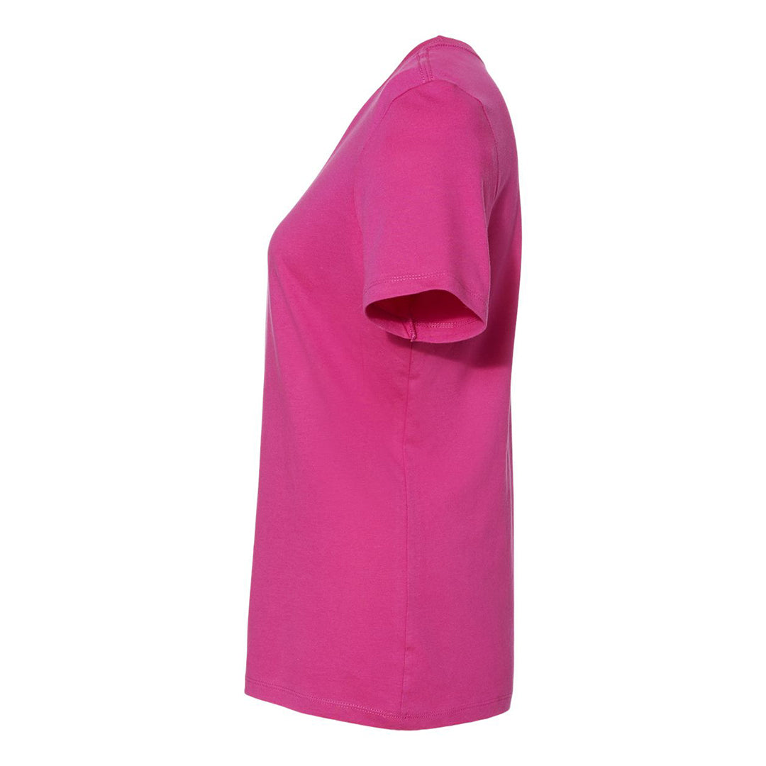 Women's Ferndale Fire Pink Ribbon BELLA+CANVAS Jersey Tee
