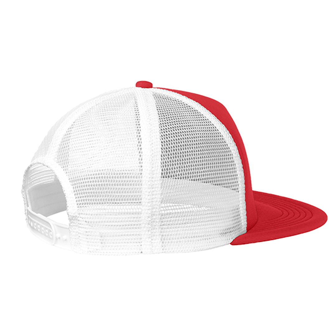 District Flat Bill Retro Foam Trucker Snapback
