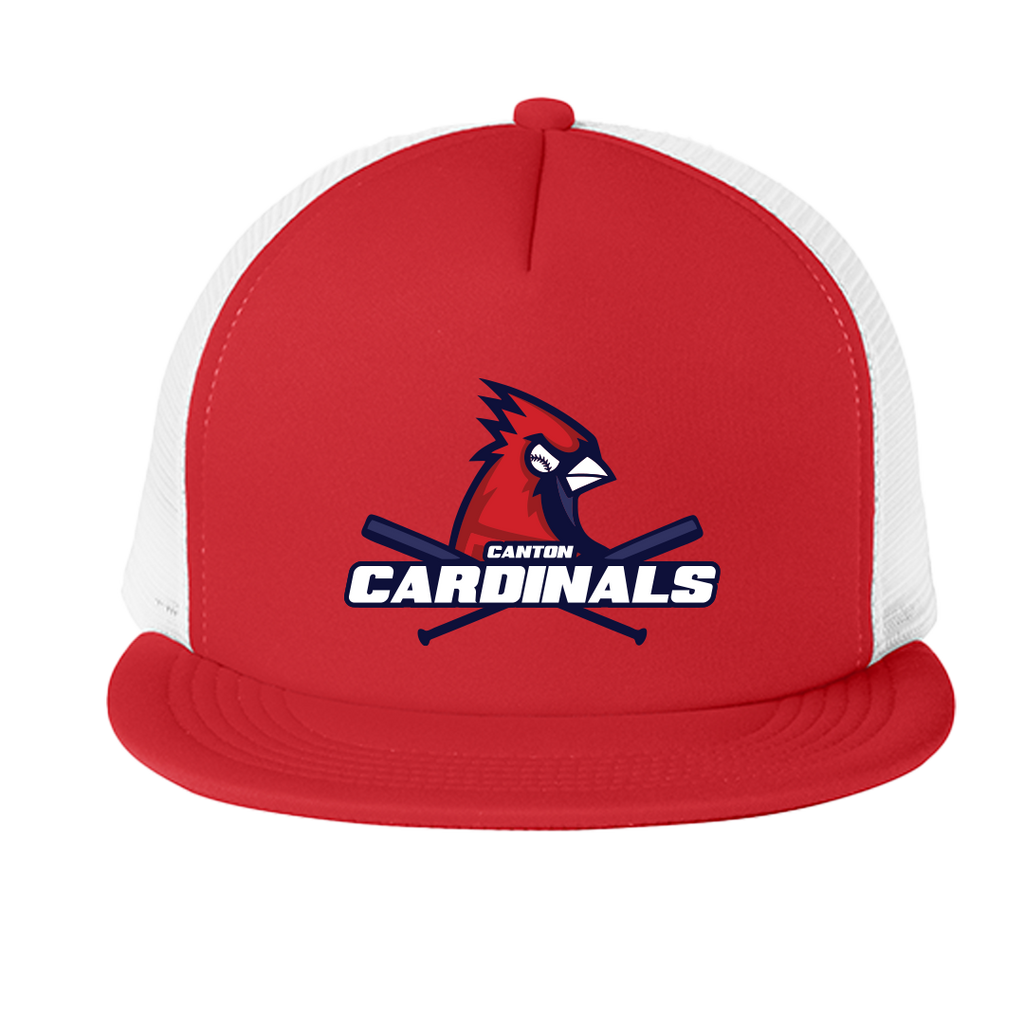 District Flat Bill Retro Foam Trucker Snapback