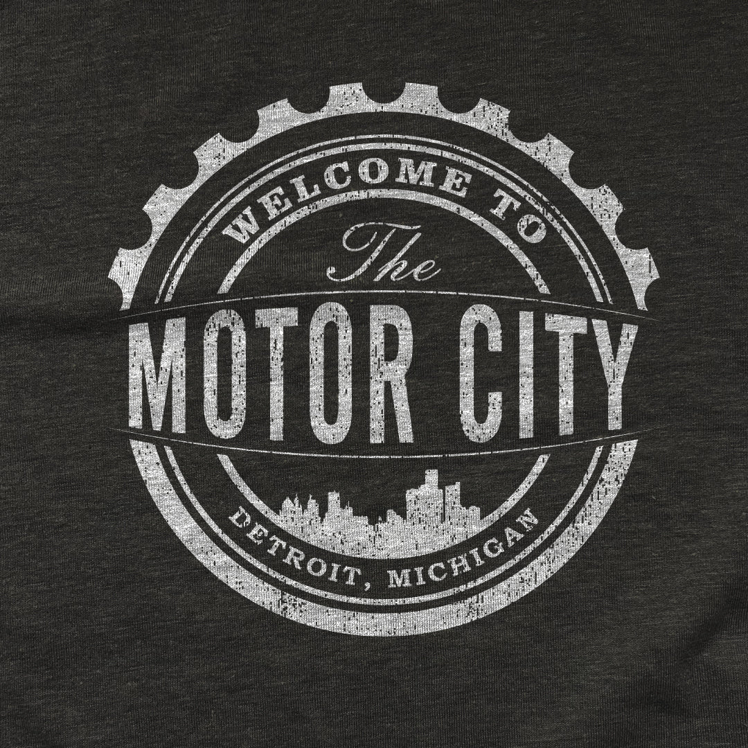 WELCOME TO THE MOTOR CITY - Unisex District® Perfect Tri® Tee