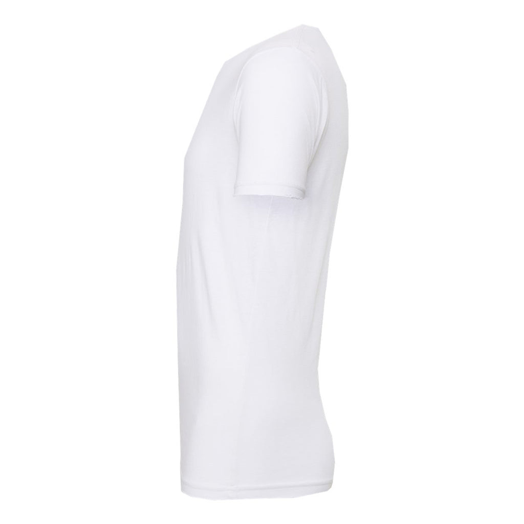 Ferndale Fire Pink Ribbon White Unisex BELLA+CANVAS Jersey Tee