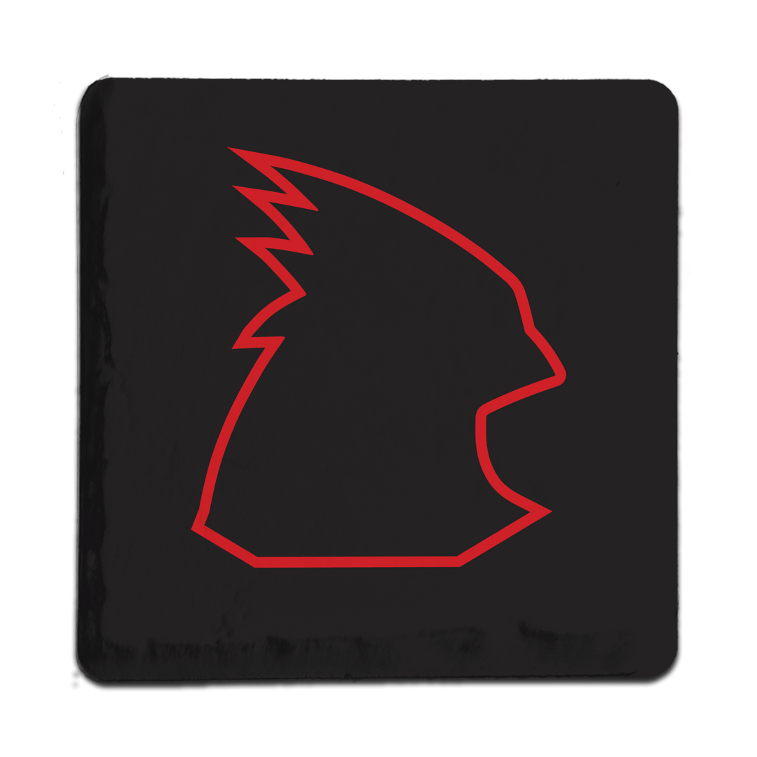 Cardinal Silhouette Stone Coaster