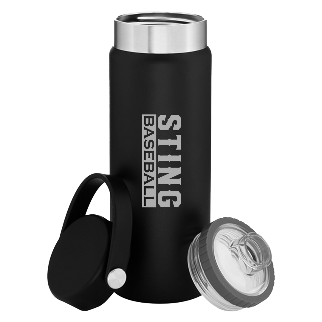 25oz STAINLESS STEEL THERMAL TUMBLER BLACK