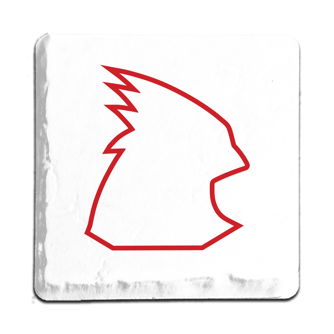 Cardinal Silhouette Stone Coaster