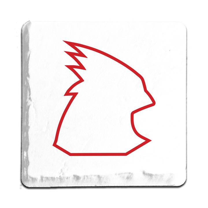 Cardinal Silhouette Stone Coaster