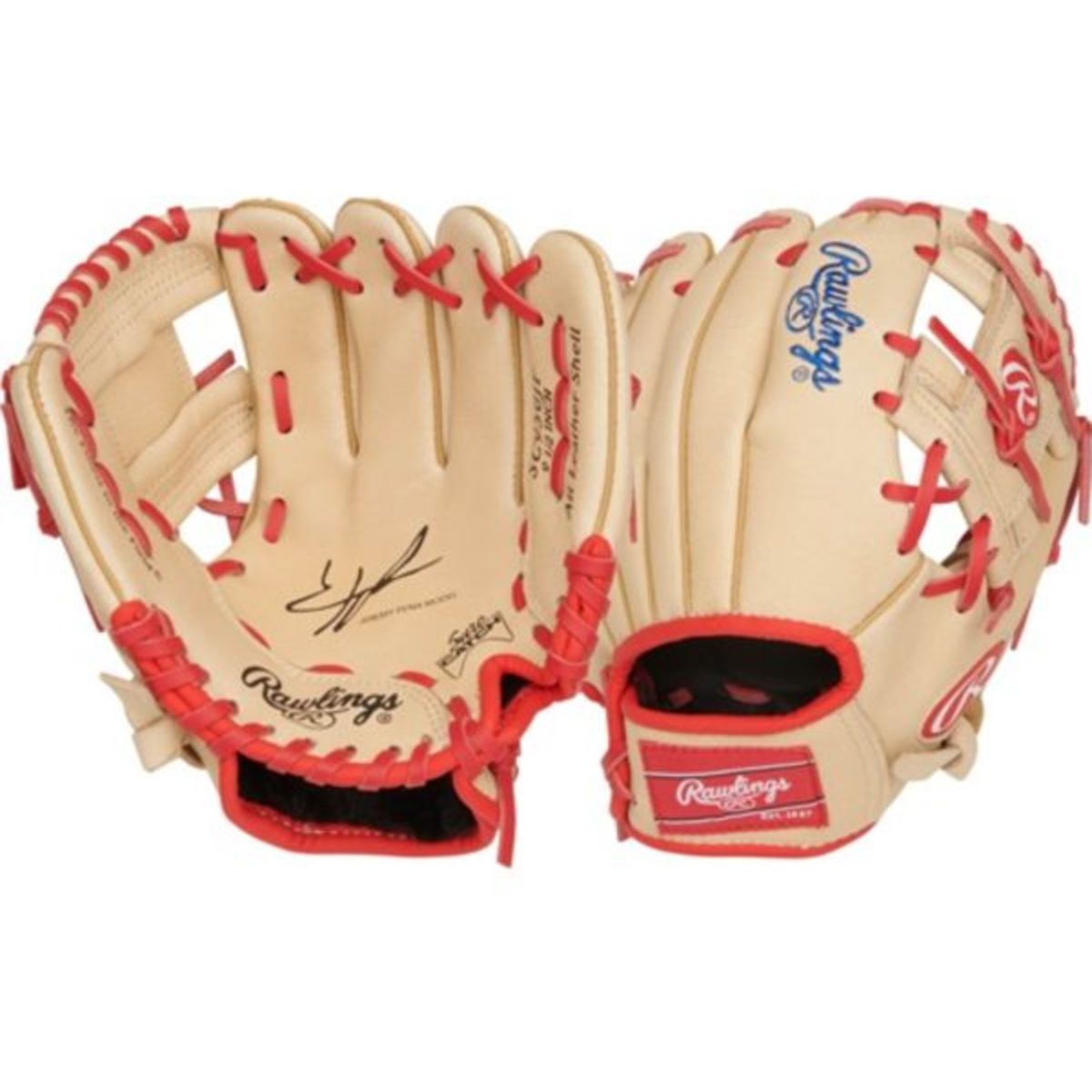 Rawlings Sure Catch Series Youth Jeremy Pena Signature 9.5-Inch Baseball Glove, Right Hand Throw