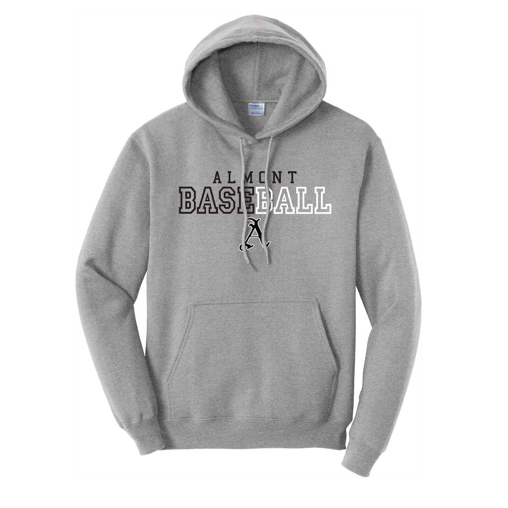 PORT & COMPANY CORE FLEECE PULLOVER HOODED SWEATSHIRT