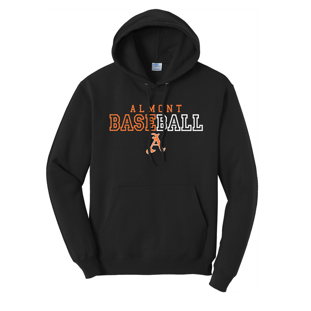 PORT & COMPANY CORE FLEECE PULLOVER HOODED SWEATSHIRT
