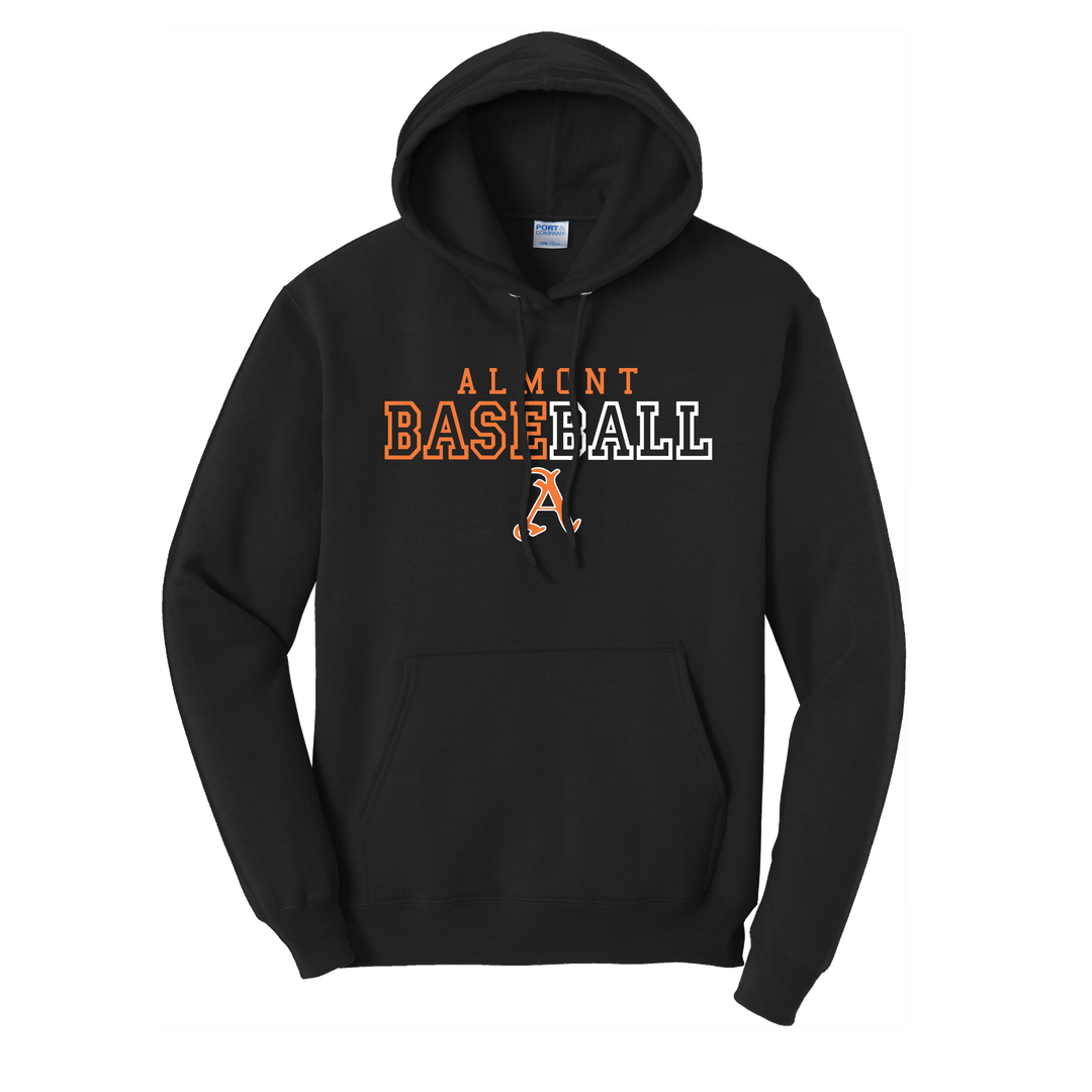 PORT & COMPANY CORE FLEECE PULLOVER HOODED SWEATSHIRT