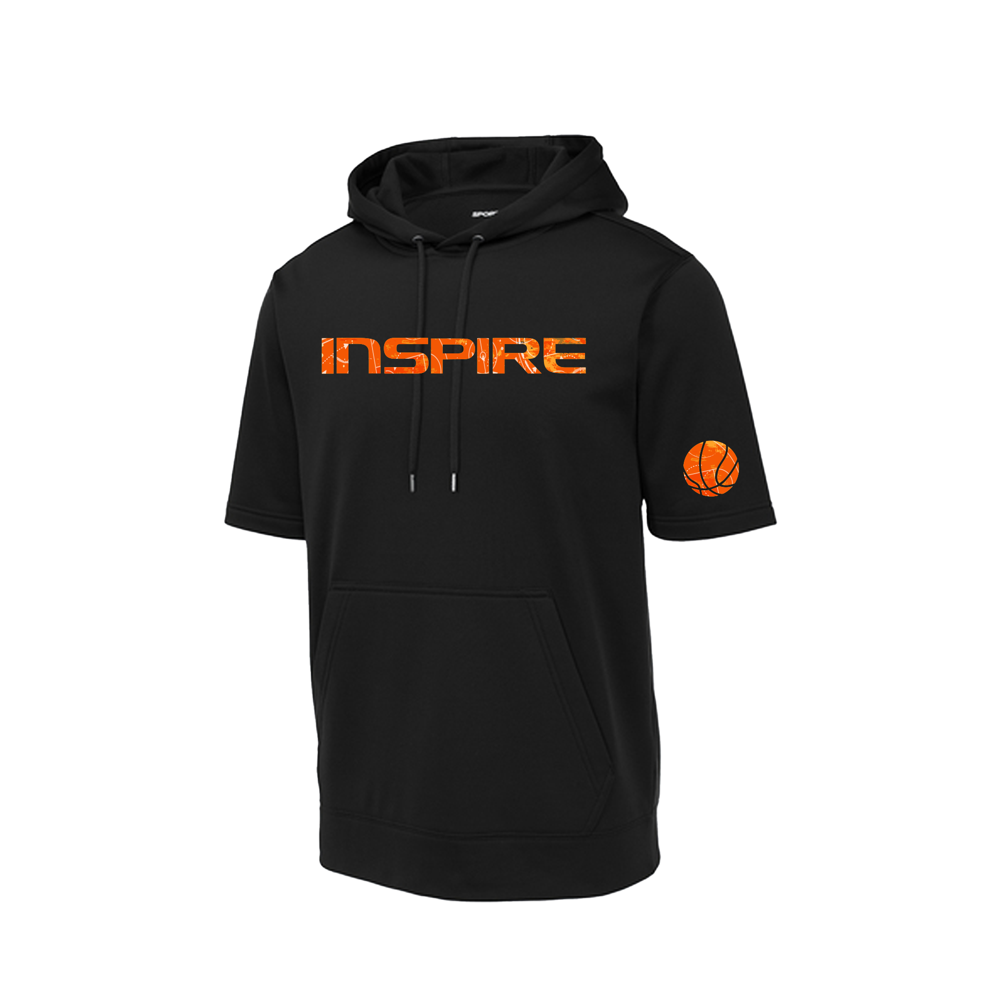 Sport-Tek ® Sport-Wick ® Fleece Short Sleeve Hooded Pullover