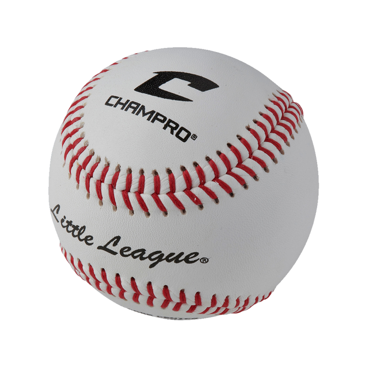 1 Dozen Champro Little League® - Double Cushion Cork Core - Full Grain Leather Cover Baseballs *Ages 8-12 Recommended Game Ball*