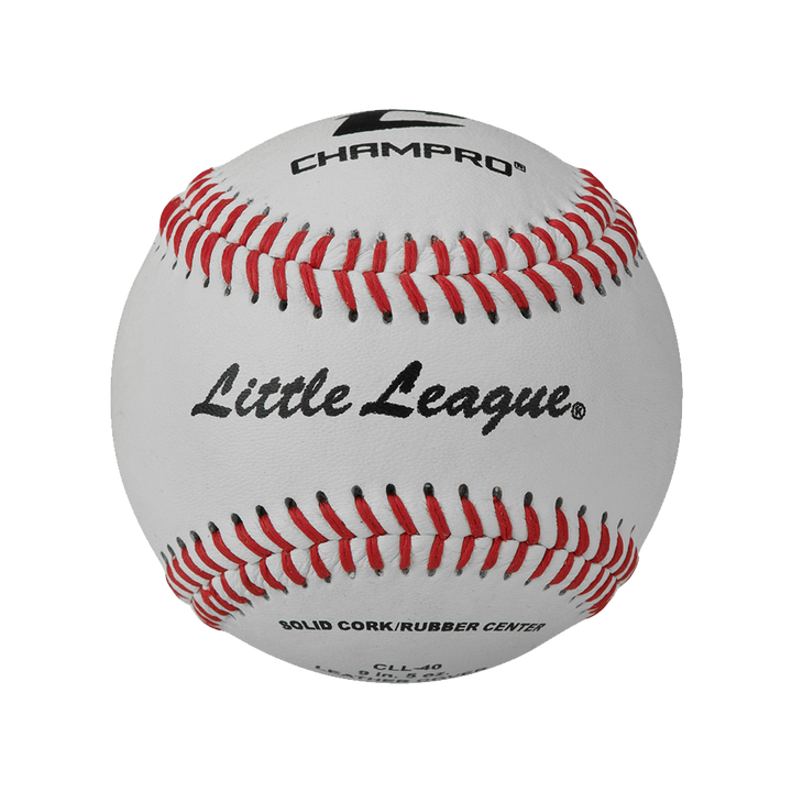1 Dozen Champro Little League® Game RS - Cork/Rubber Core - Genuine Leather Cover Baseballs *Ages 8-12 Recommended Practice Ball*