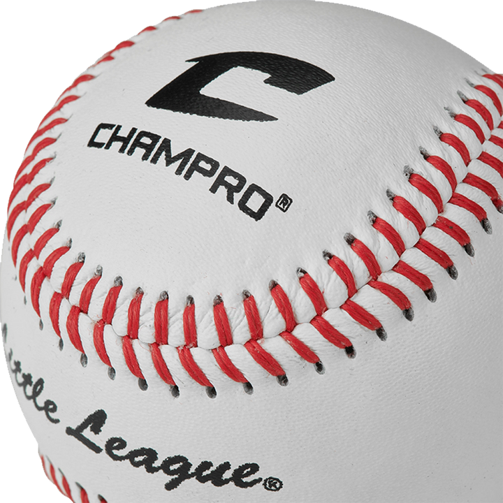 1 Dozen Champro Little League® Game RS - Cork/Rubber Core - Genuine Leather Cover Baseballs *Ages 8-12 Recommended Practice Ball*
