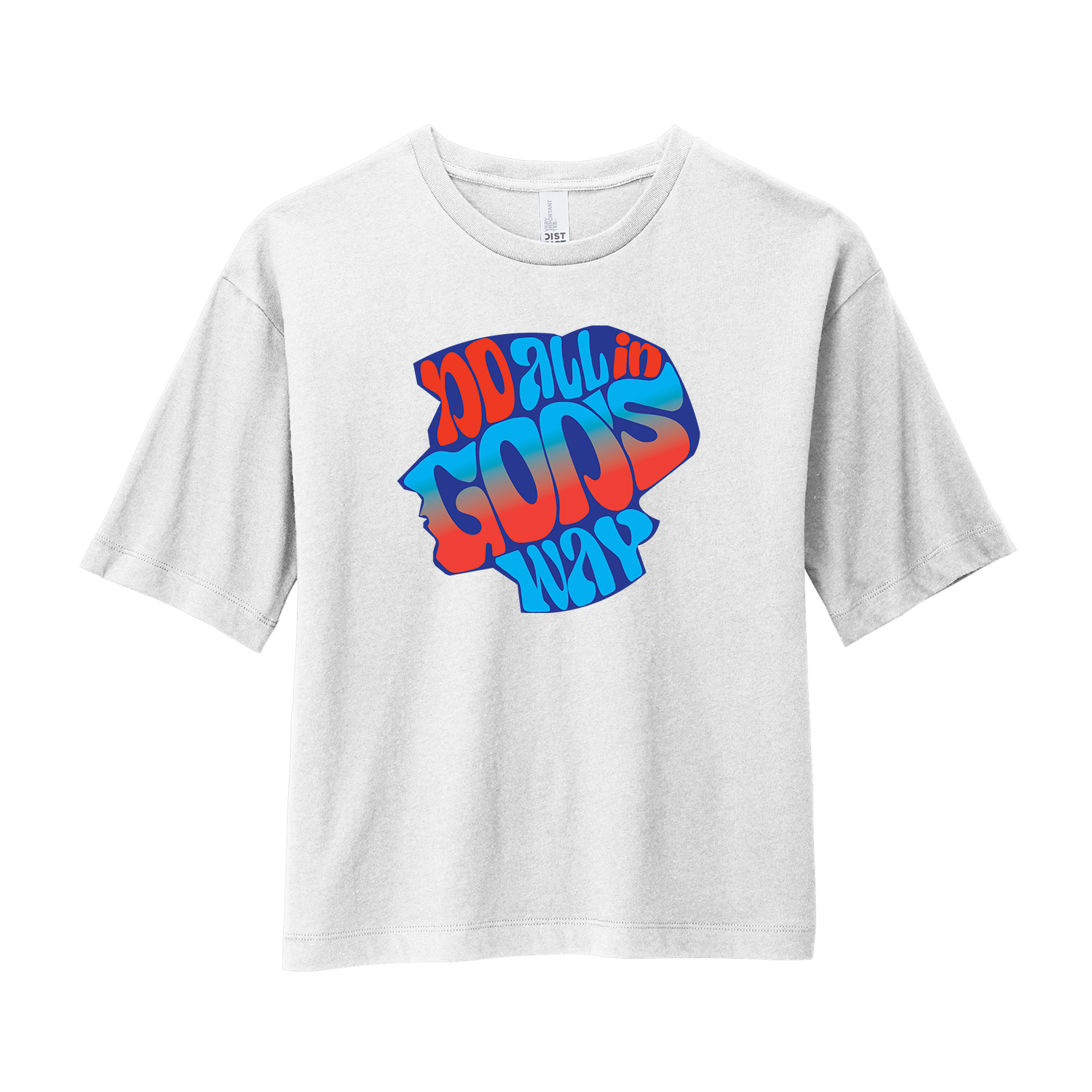 WOMEN’S BOXY TEE - DO ALL IN GOD'S WAY