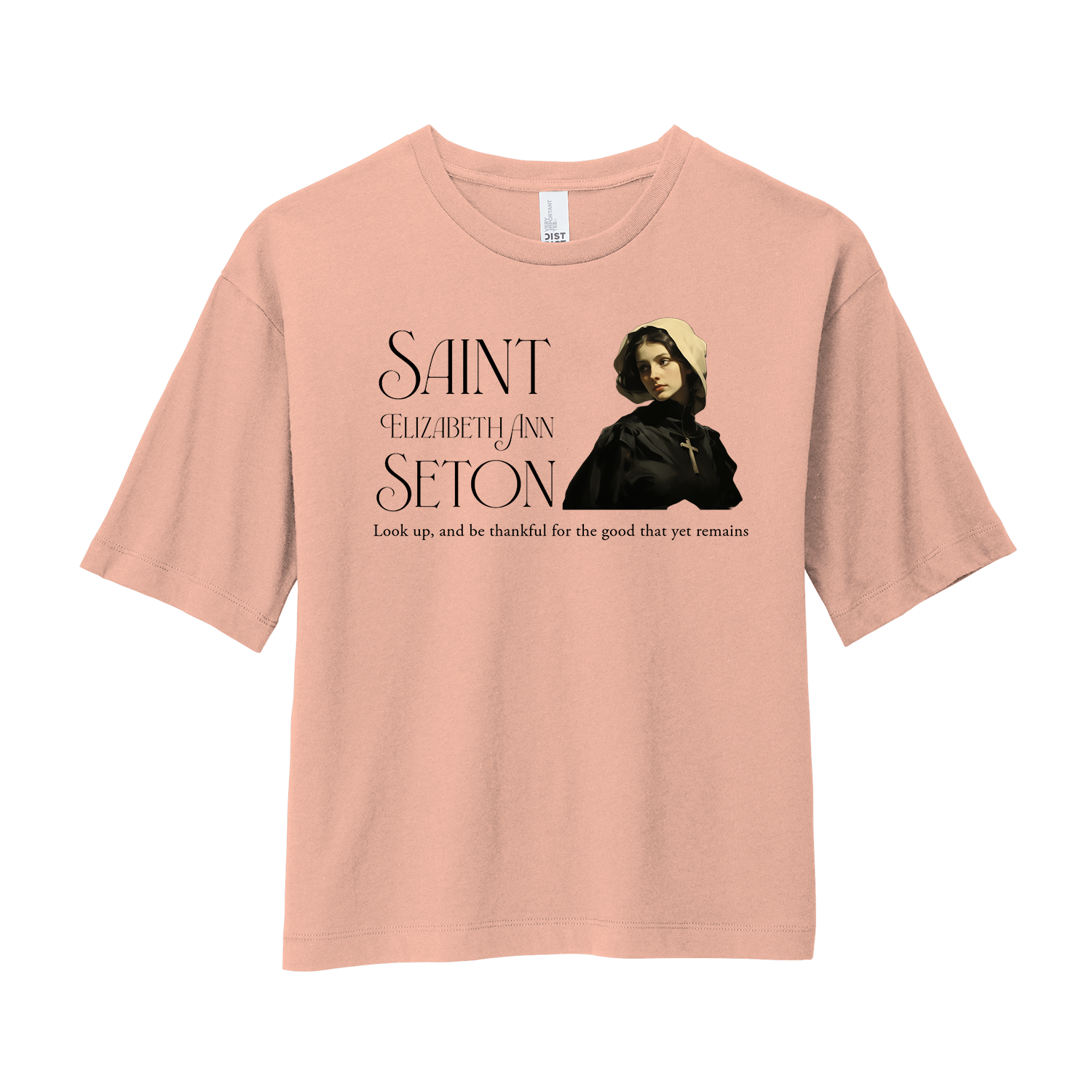 WOMEN’S BOXY TEE - ST. ELIZABETH ANN SETON