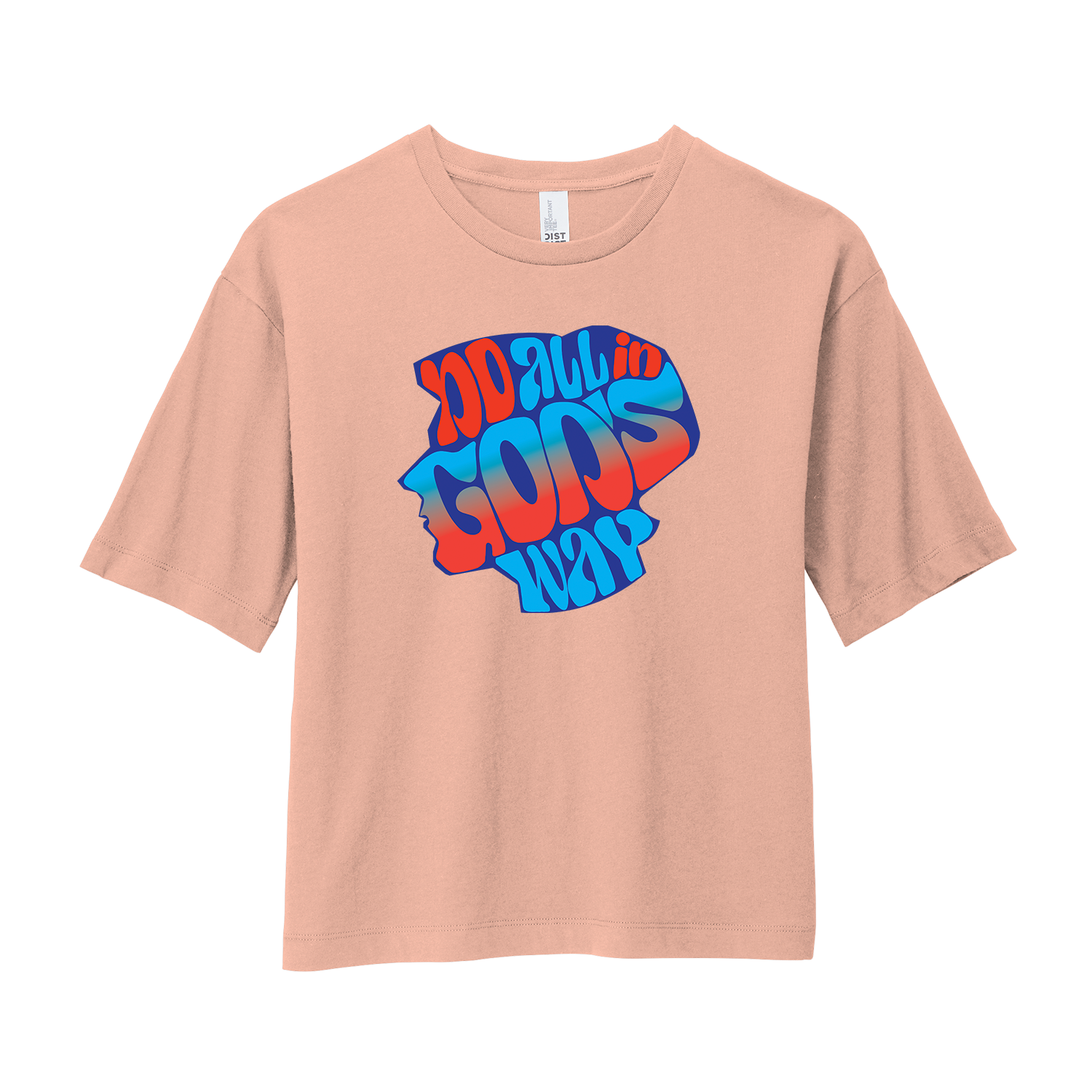 WOMEN’S BOXY TEE - DO ALL IN GOD'S WAY