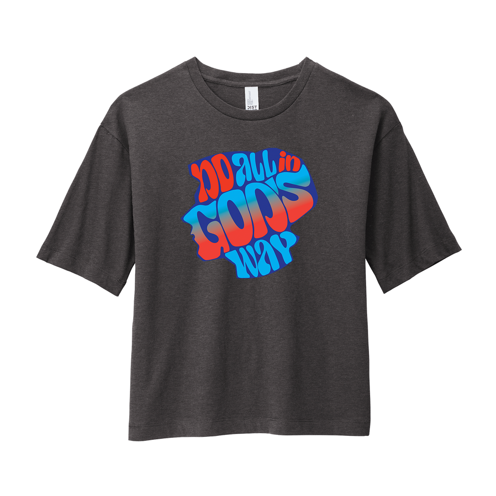 WOMEN’S BOXY TEE - DO ALL IN GOD'S WAY
