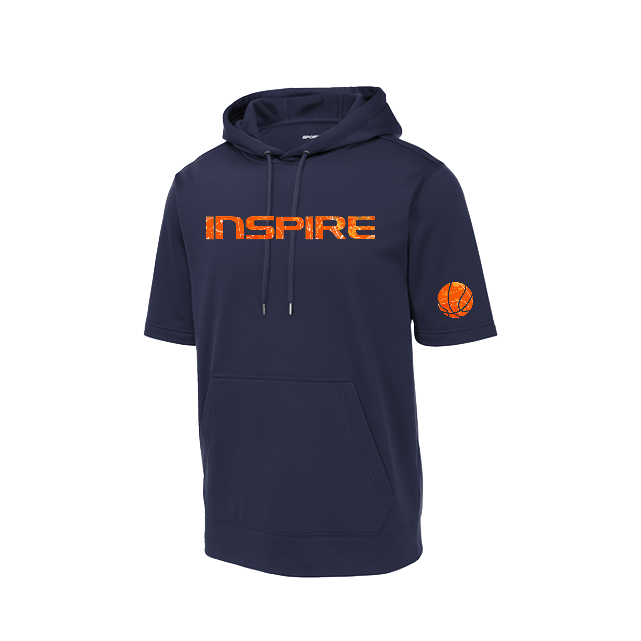 Sport-Tek ® Sport-Wick ® Fleece Short Sleeve Hooded Pullover