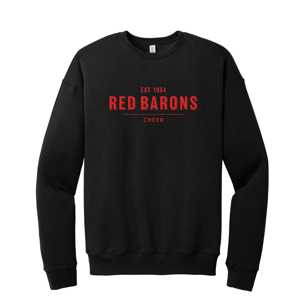 BELLA+CANVAS FLEECE DROP SHOULDER SWEATSHIRT - CHEER