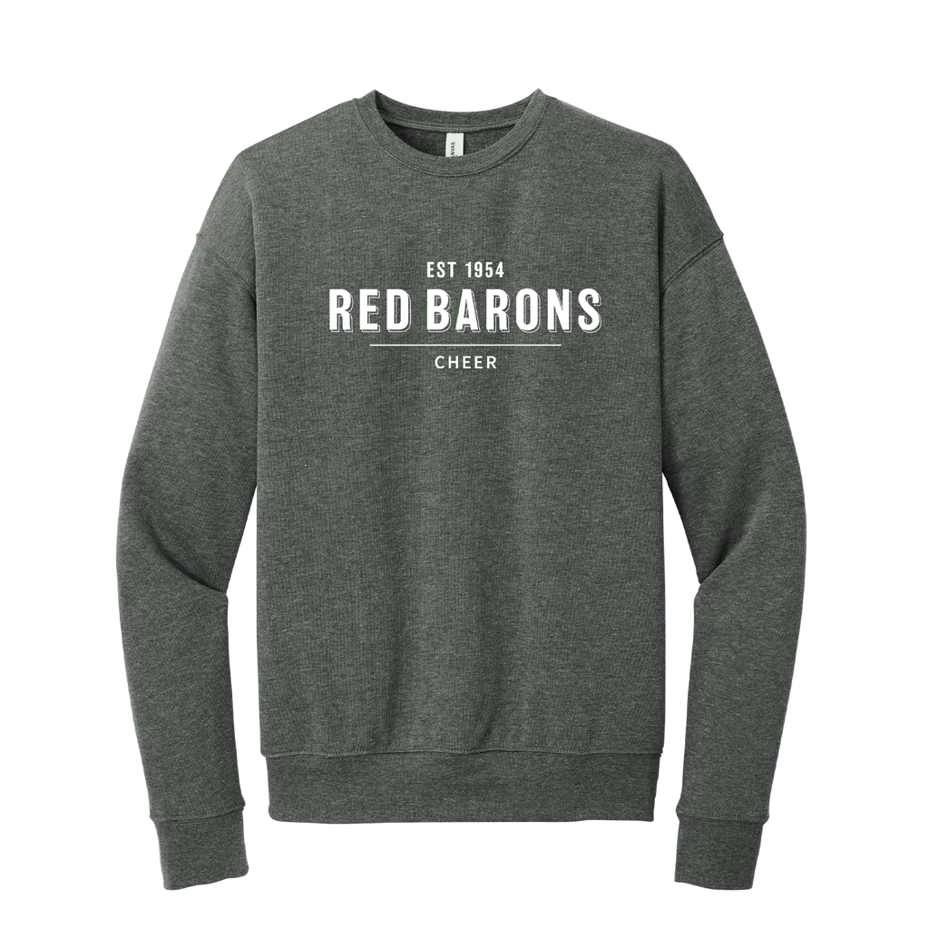 BELLA+CANVAS FLEECE DROP SHOULDER SWEATSHIRT - CHEER