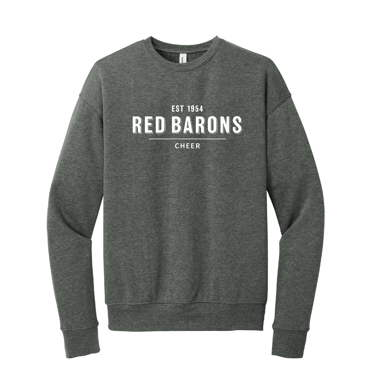 BELLA+CANVAS FLEECE DROP SHOULDER SWEATSHIRT - CHEER