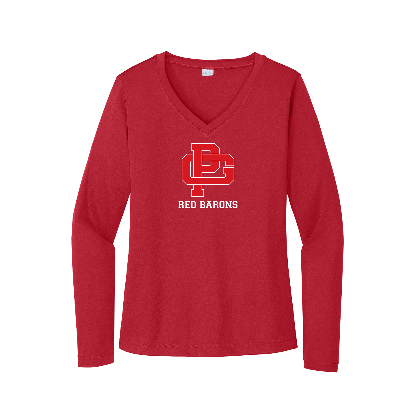 SPORT-TEK LADIES LONG SLEEVE POSICHARGE COMPETITOR TEE