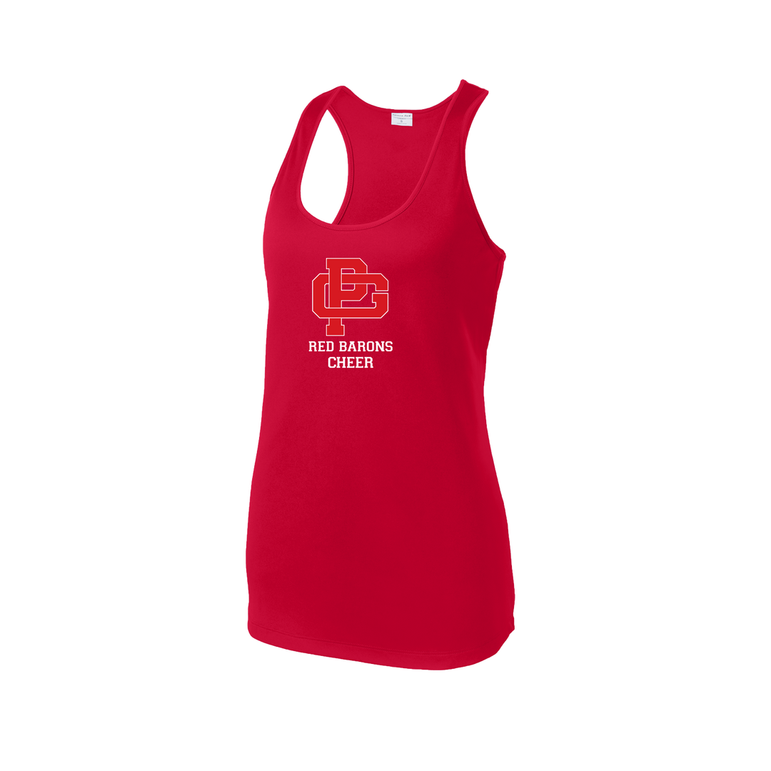 SPORT-TEK LADIES POSICHARGE COMPETITOR RACERBACK TANK - FOOTBALL