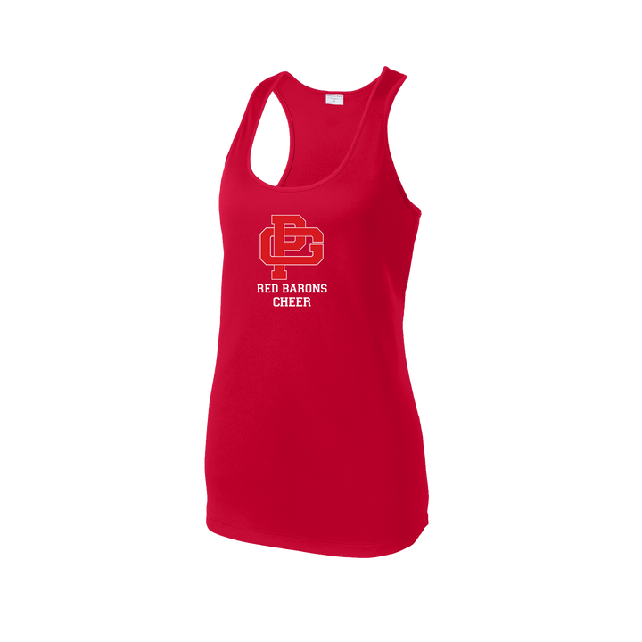 SPORT-TEK LADIES POSICHARGE COMPETITOR RACERBACK TANK - FOOTBALL