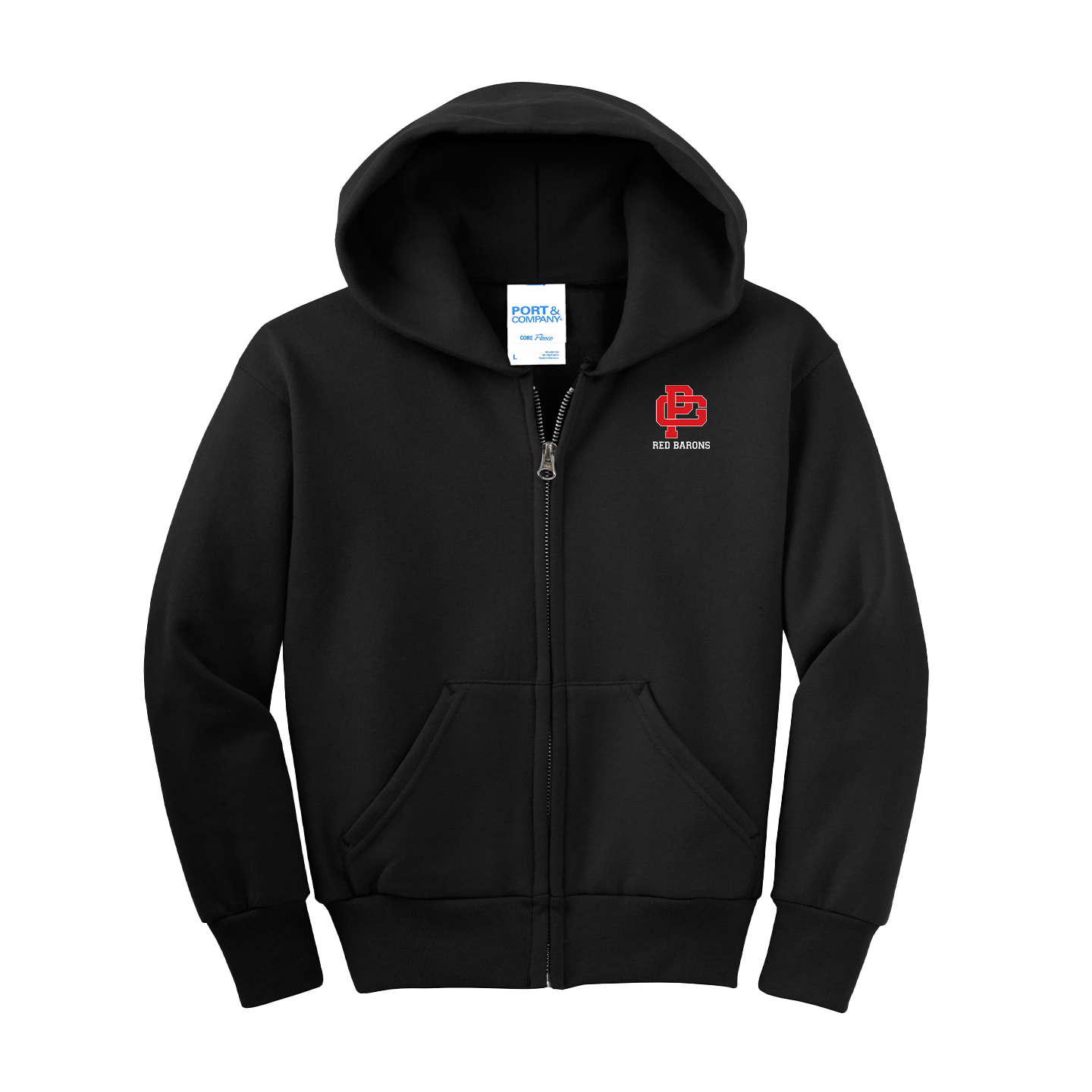YOUTH CORE FLEECE FULL-ZIP HOODED SWEATSHIRT