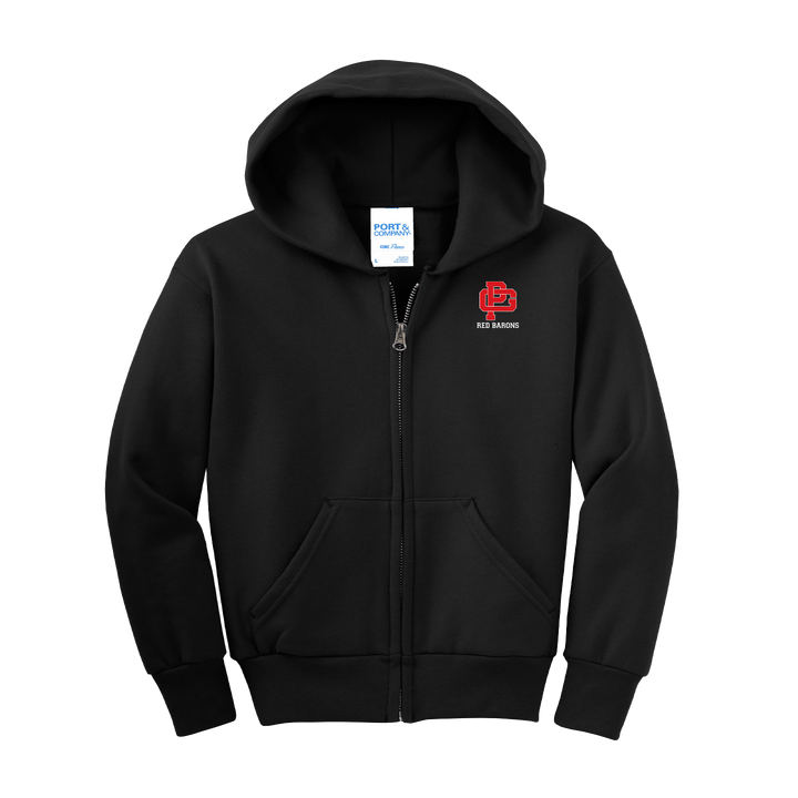 YOUTH CORE FLEECE FULL-ZIP HOODED SWEATSHIRT