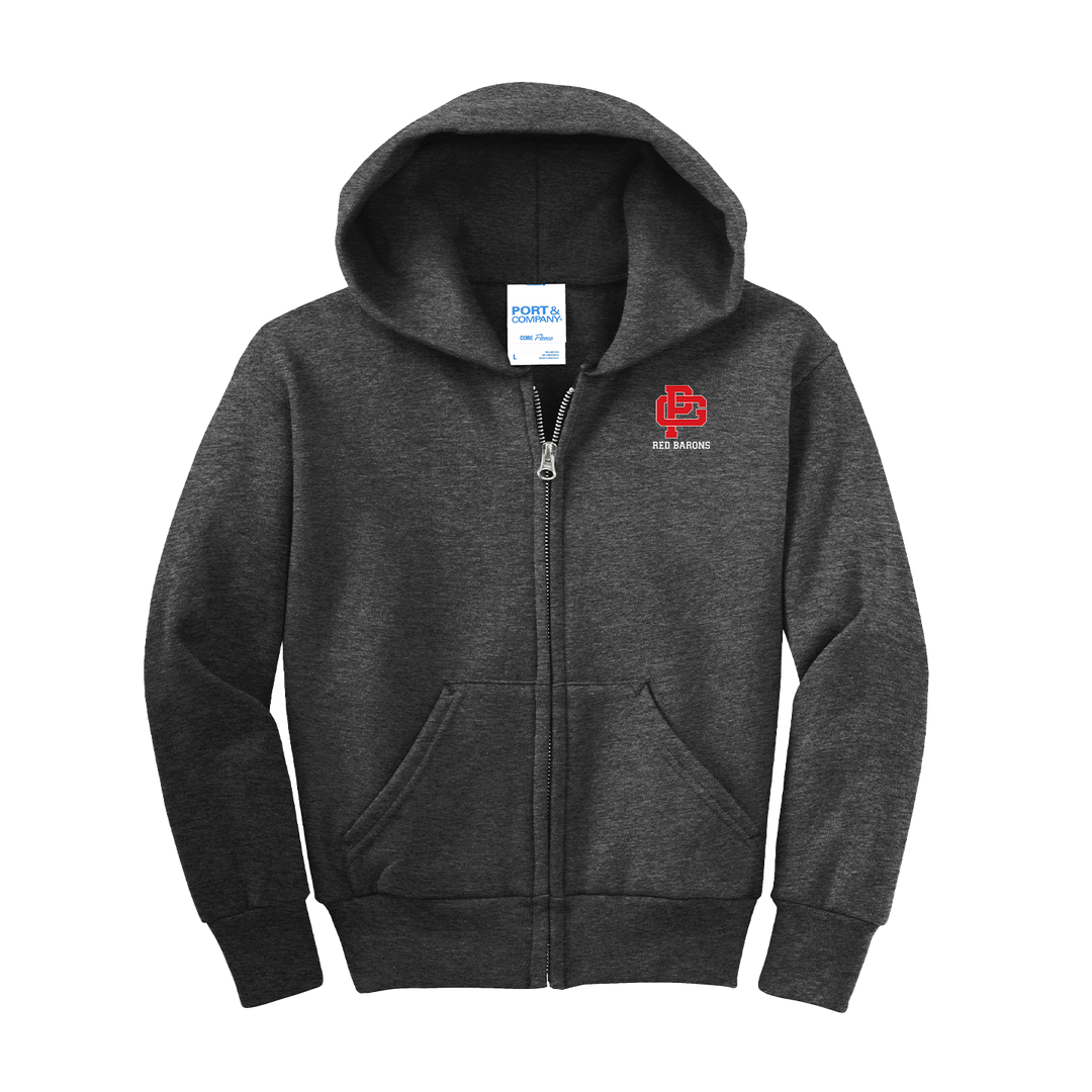 YOUTH CORE FLEECE FULL-ZIP HOODED SWEATSHIRT