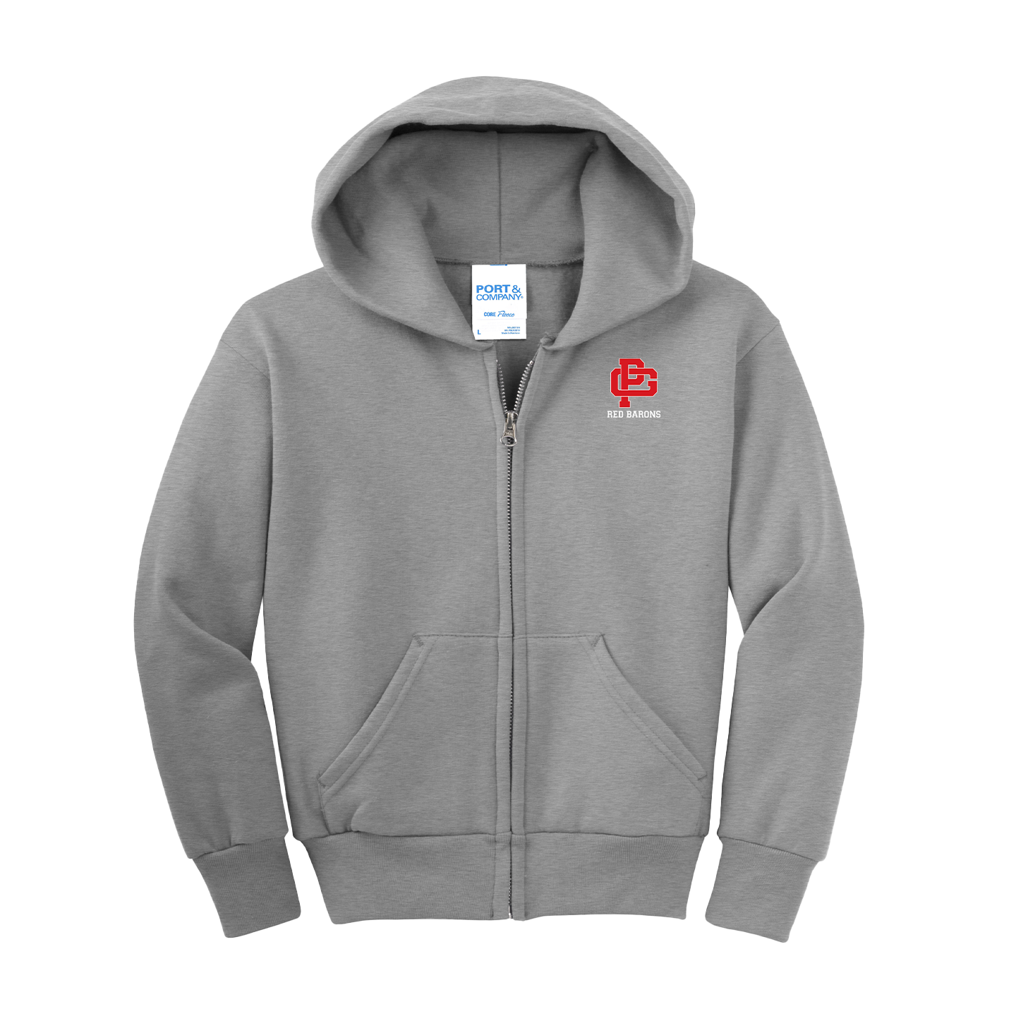 YOUTH CORE FLEECE FULL-ZIP HOODED SWEATSHIRT