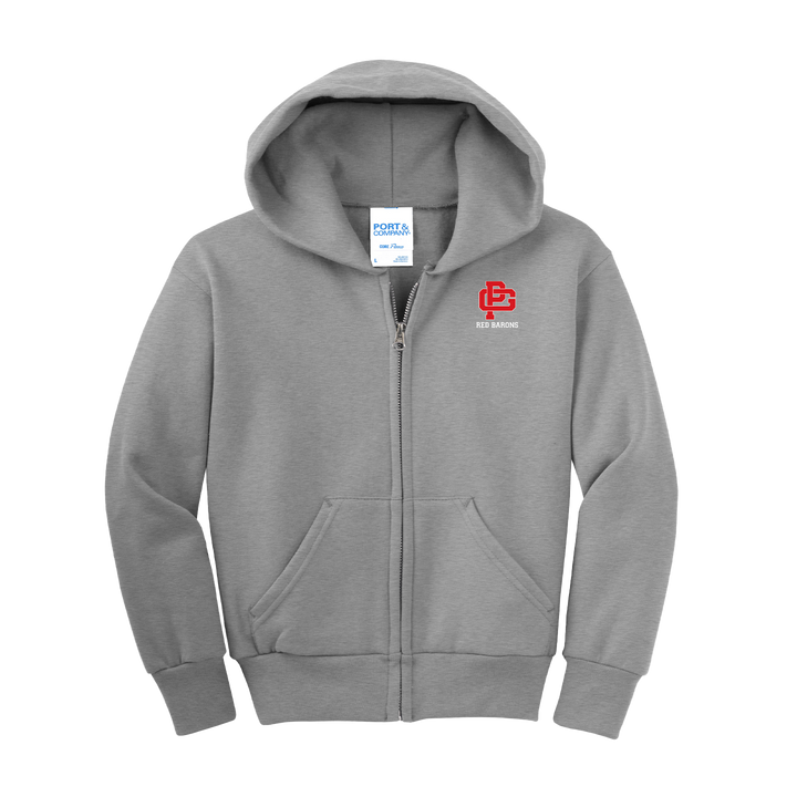 YOUTH CORE FLEECE FULL-ZIP HOODED SWEATSHIRT