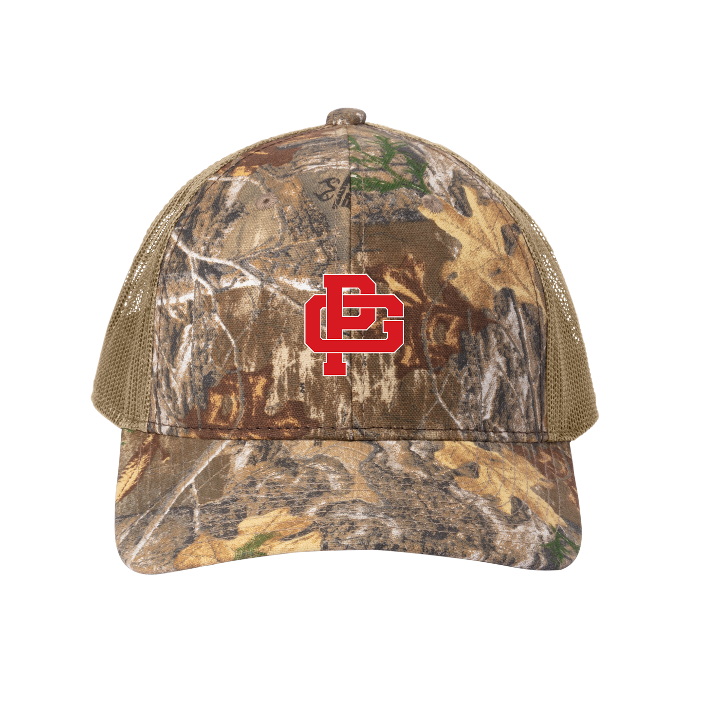 RUSSELL OUTDOORS CAMO SNAPBACK TRUCKER CAP