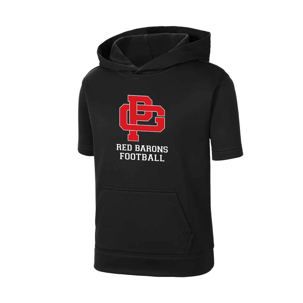 SPORT-TEK YOUTH FLEECE SHORT SLEEVE PULLOVER