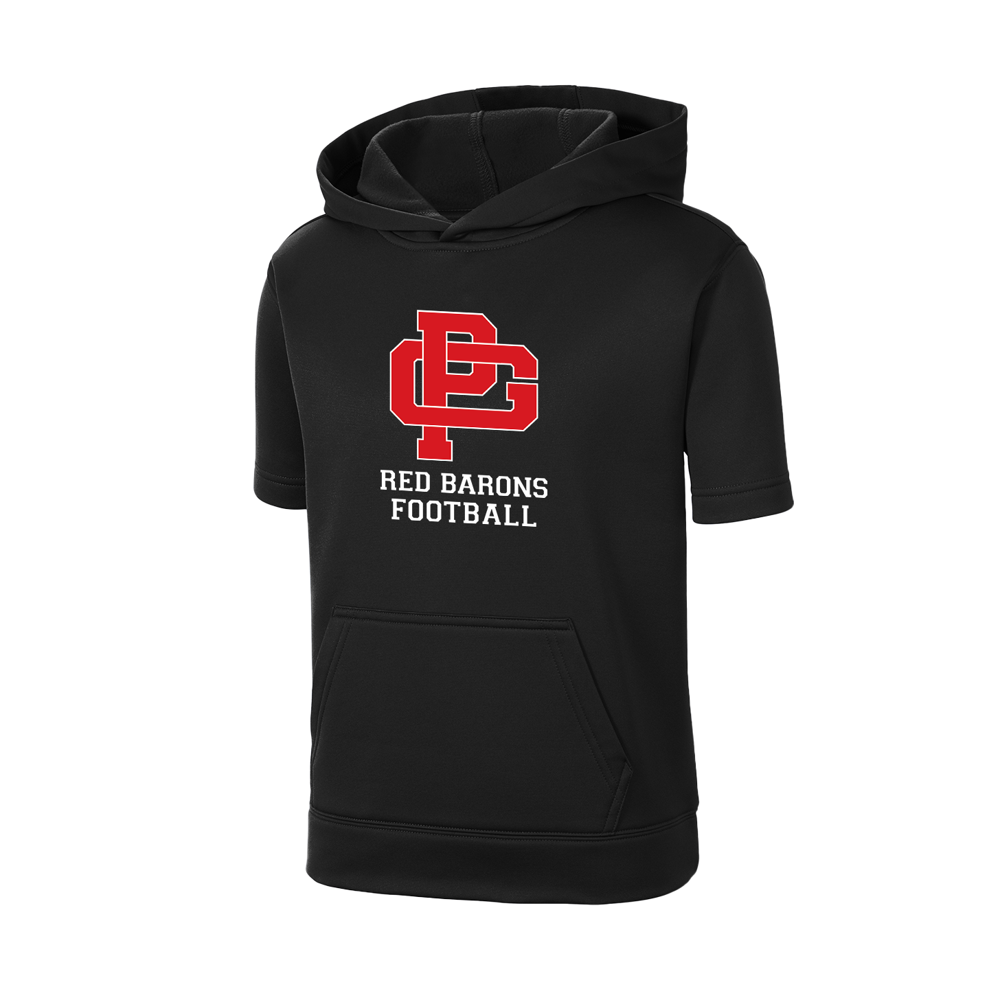 SPORT-TEK YOUTH FLEECE SHORT SLEEVE PULLOVER