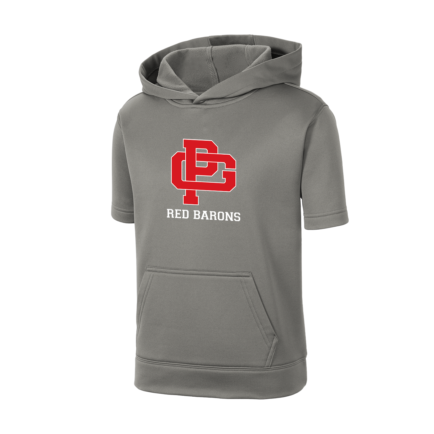 SPORT-TEK YOUTH FLEECE SHORT SLEEVE PULLOVER